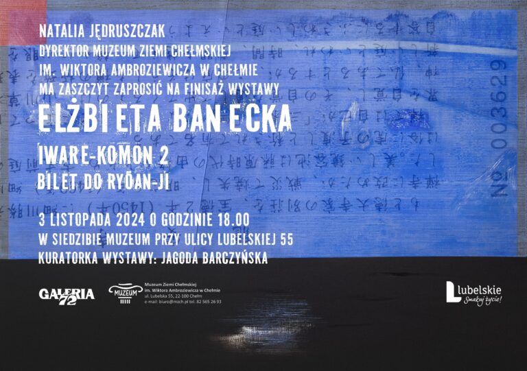 IWARE-KOMON 2. Bilet do Ryoan-ji – zaproszenie na finisaż