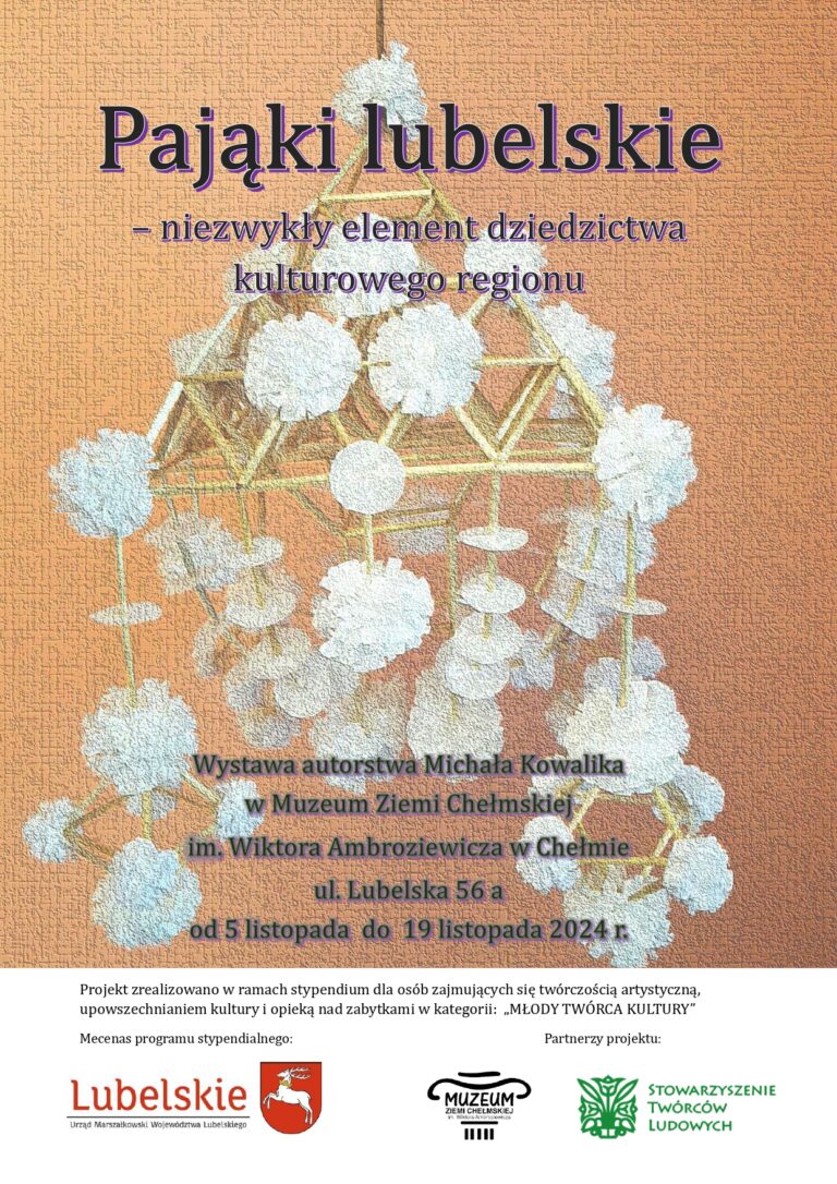 Pająki lubelskie – zaproszenie na wystawę