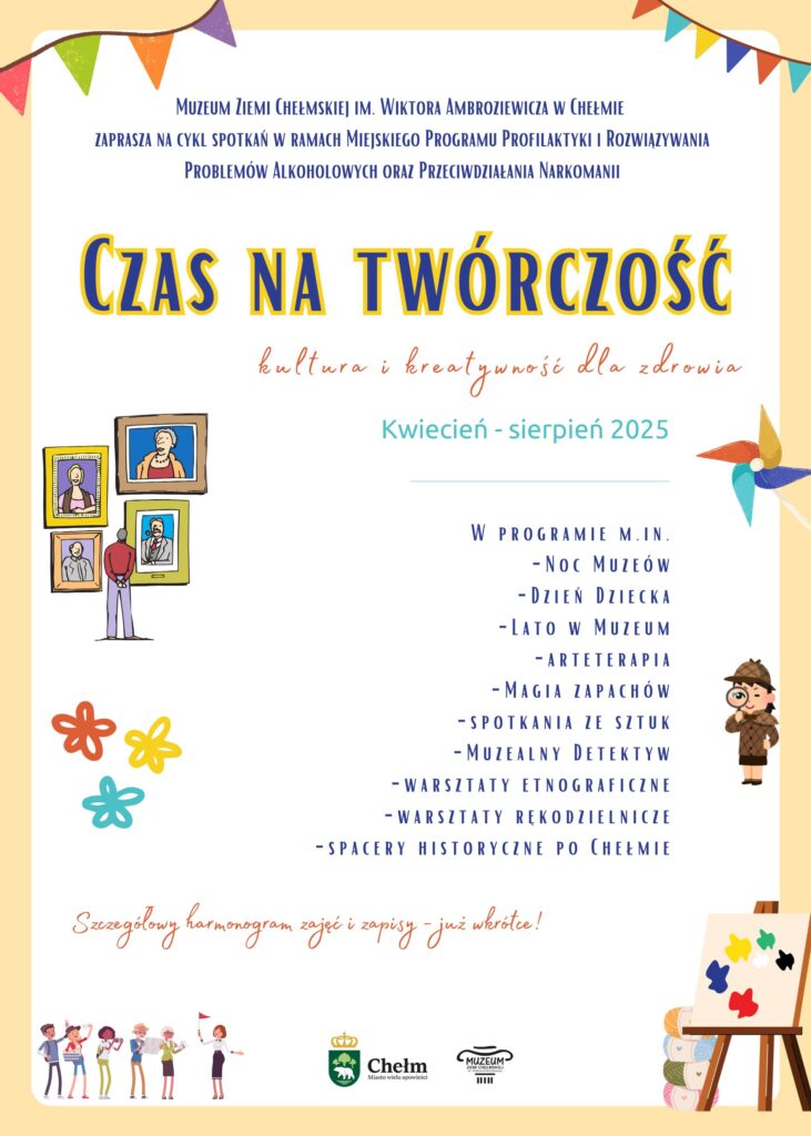 plakat informujący o wydarzeniach w ramach realizacji Programu Przeciwalkoholowego