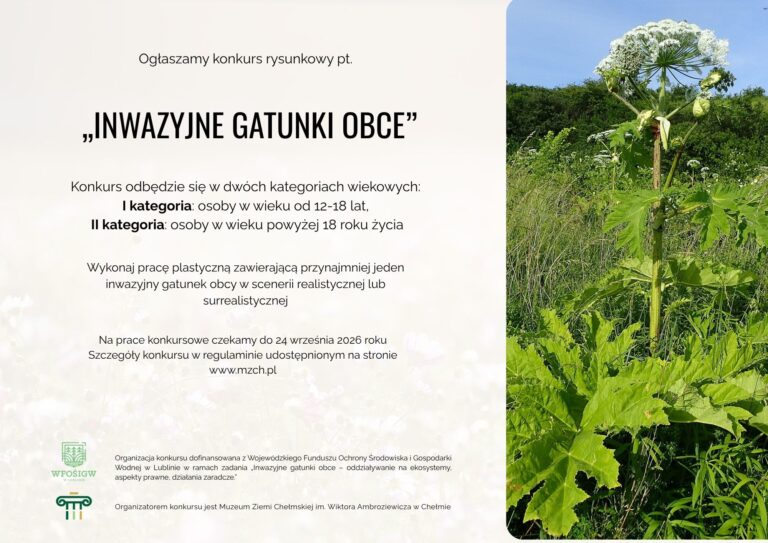 Inwazyjne gatunki obce – konkurs