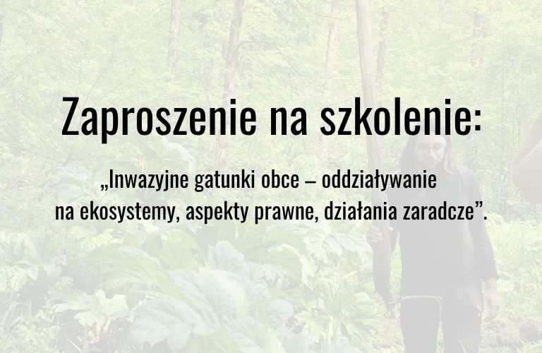 Inwazyjne gatunki obce – szkolenie